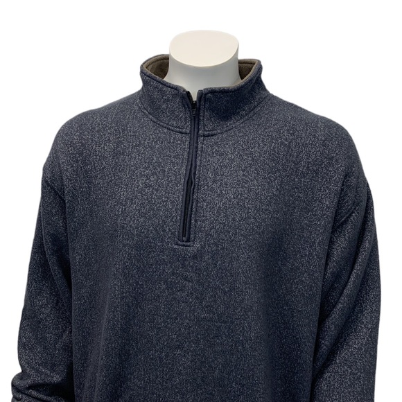 Orvis Signature Gray Knit 1/4 Zip Pullover Men’s Sweatshirt Jacket Size XL - Picture 8 of 13